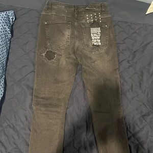 Black Skinny Fit Ksubi Jeans Size 30